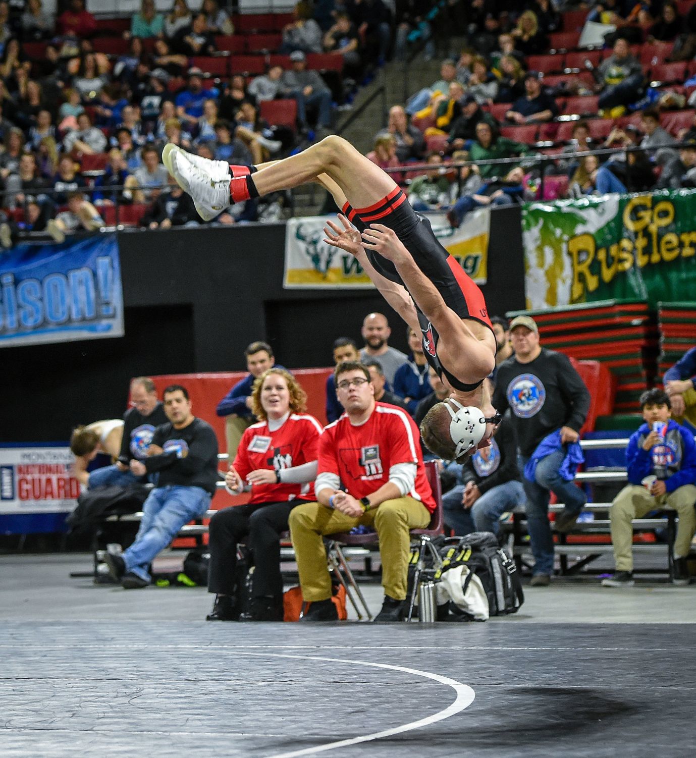 Day two of the wrestling tournament